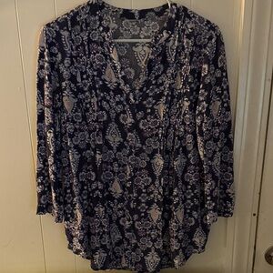 Floral Print Women's Top